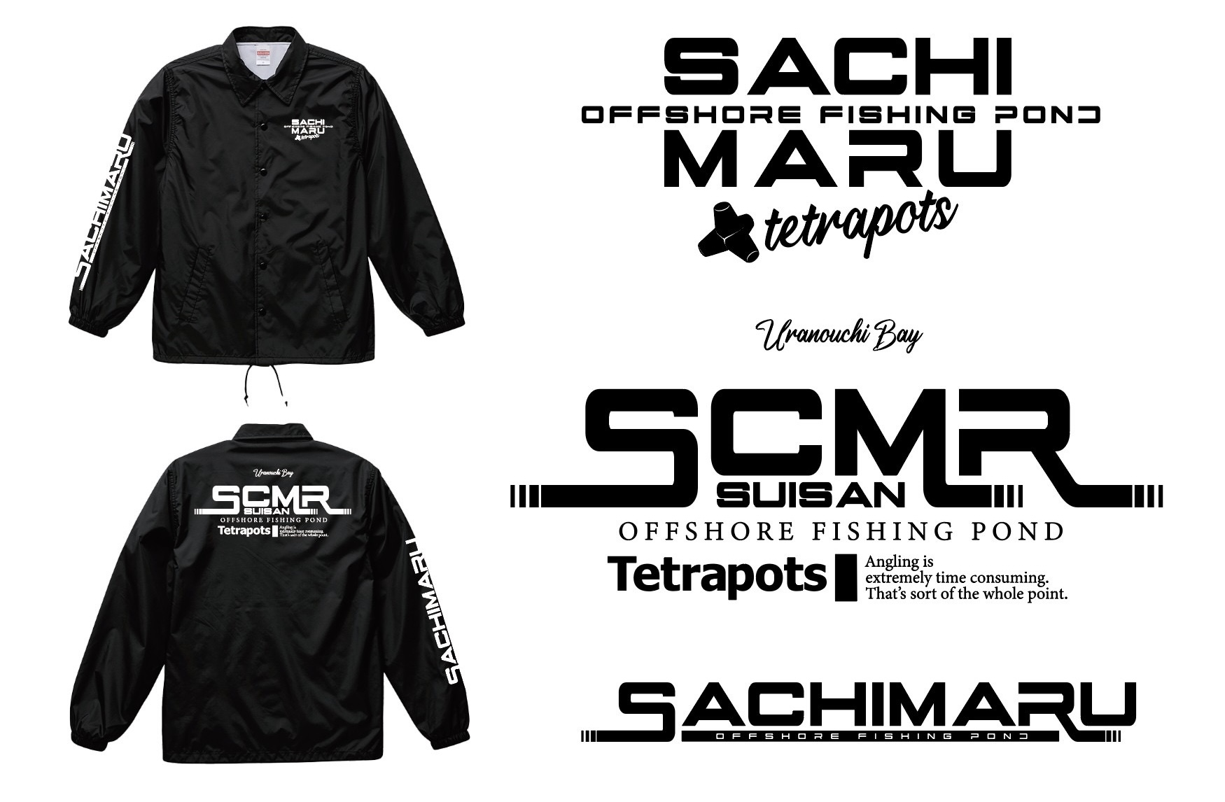 Sachimaru×Tetrapots　XL size　ナイロンジャケット